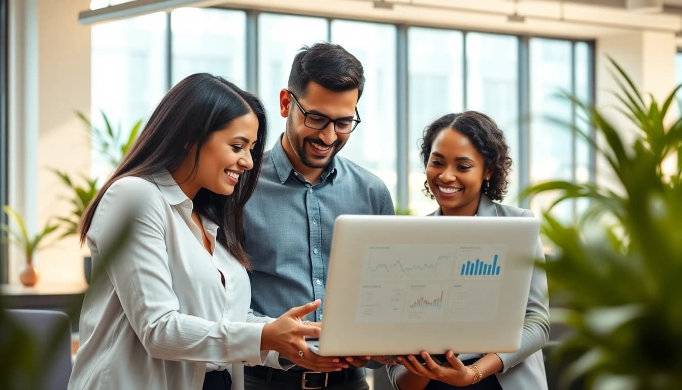 Enhance your outreach using a linkedin email enrichment tool with a professional team collaborating.