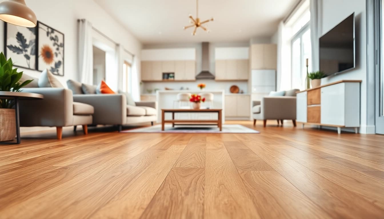 Revitalize your space with stunning wholesale vinyl plank flooring in a stylish living room setting.