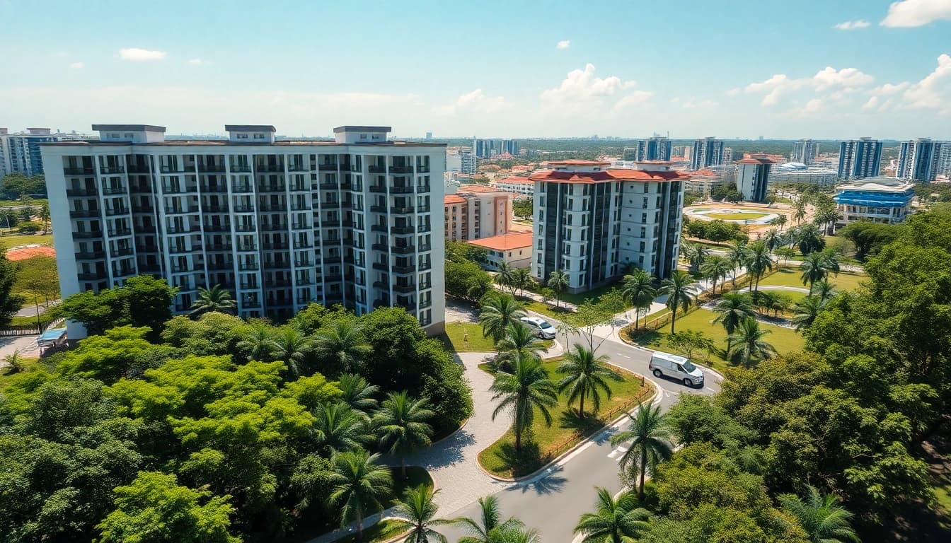 Discover the vibrant new Tampines EC developments with modern design and lush surroundings.