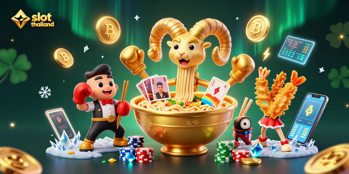 Engage in thrilling gameplay at slot thailand with vibrant 3D illustrations showcasing winning moments.