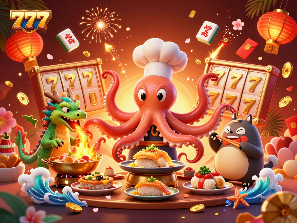 Experience thrilling 777 spins with an exciting casino adventure featuring dynamic characters and vibrant elements.