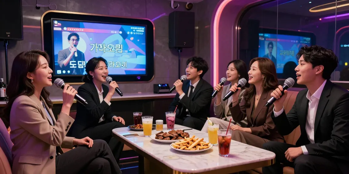 Experience lively entertainment at 강남 도파민 가라오케 with professional decor and immersive sound.
