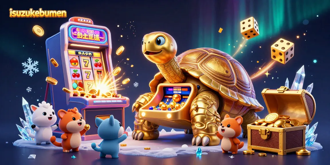 Experience exciting wins with isuzukebumen-inspired dynamic casino illustration showcasing thrilling game elements.