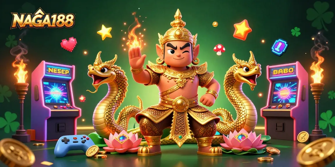 Levelkan pengalaman bermain Anda di NAGA188 dengan mesin arcade 3D penuh warna!