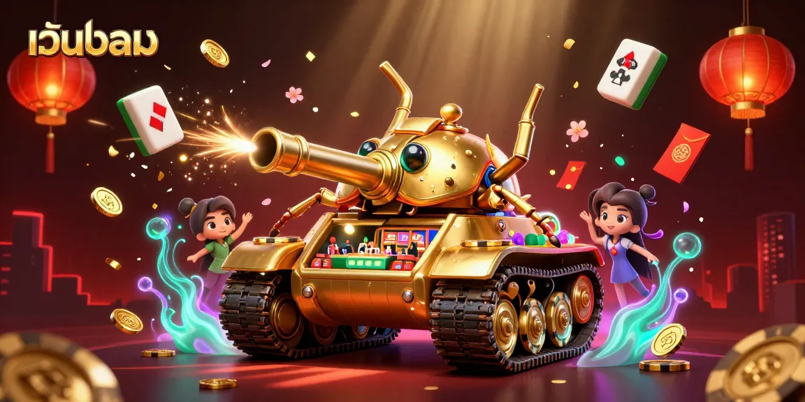 Engage in เว็บบอล betting as a golden beetle tank reveals an exciting miniature casino adventure.