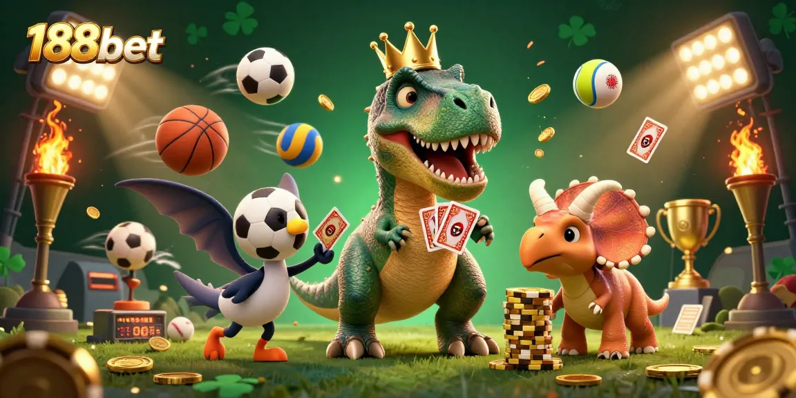 Engage with 188bet's thrilling gaming experience featuring dynamic characters and sports elements.