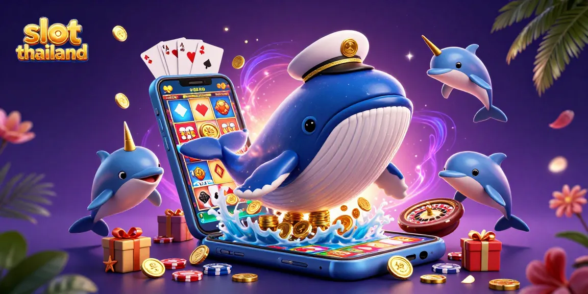 Menangkan slot thailand dengan permainan menarik dari ikan besar dan koin emas yang mengelilinginya.