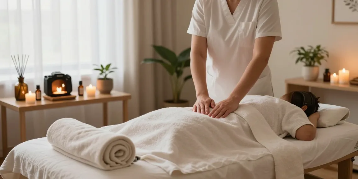 Experience the tranquility of 대구스웨디시 massage therapy in a serene spa setting.