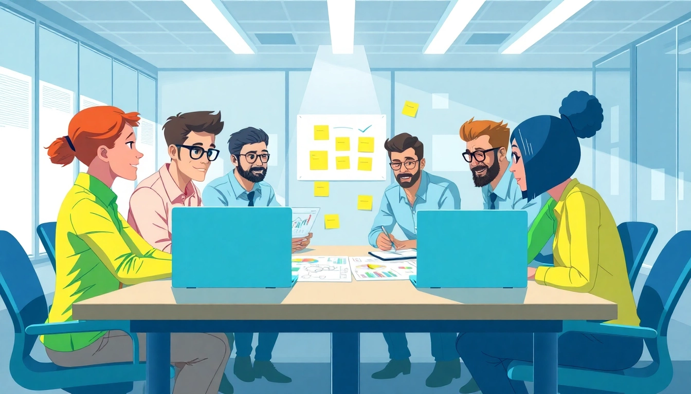 Erstellen Sie eine beeindruckende Unternehmensanimation, die Kreativität und Teamarbeit zeigt.