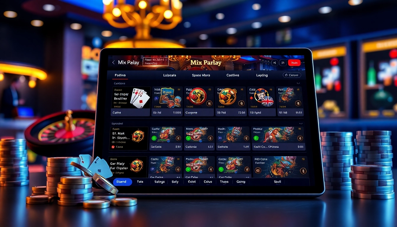 Experience the thrill of Mix Parlay betting with an engaging online sports betting interface, showcasing dynamic odds and options.