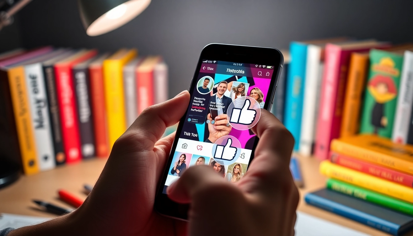 tiktok いいね 買うことでソーシャルメディアのエンゲージメントを高めるシーン