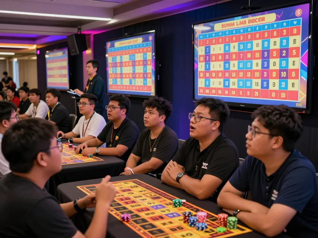 Witnessing the excitement of live draw Cambodia as players react to announced winning numbers in real-time.