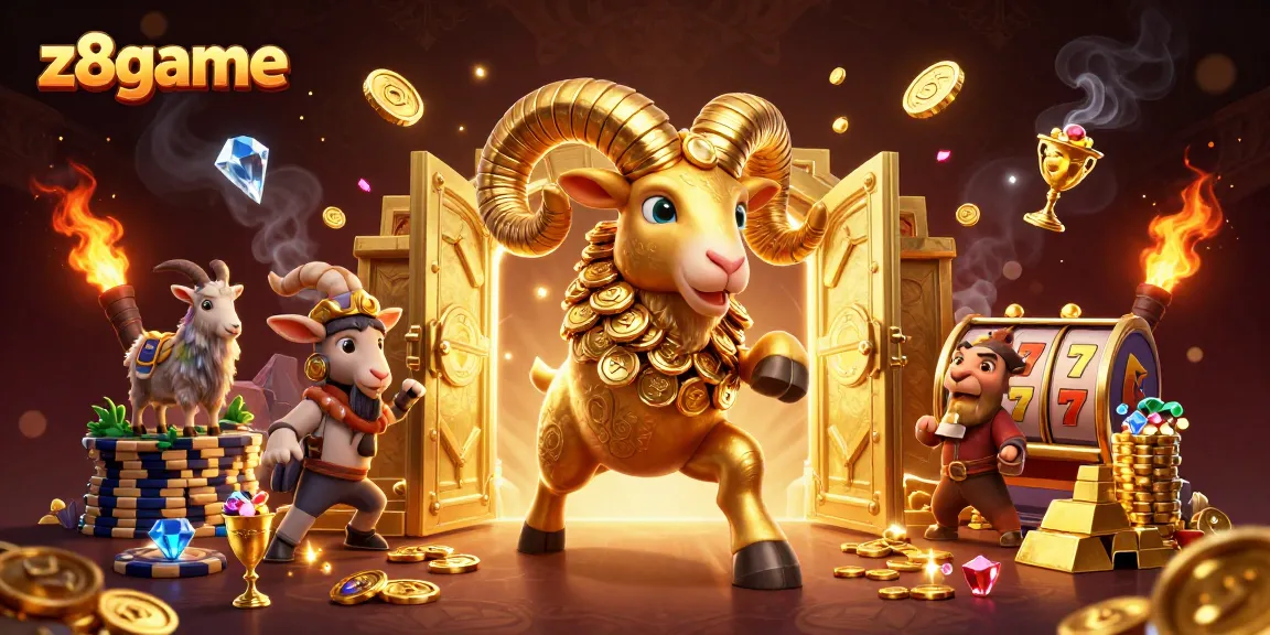 Spin to win with z8game as exciting golden visuals and slot elements entice gamblers to play.