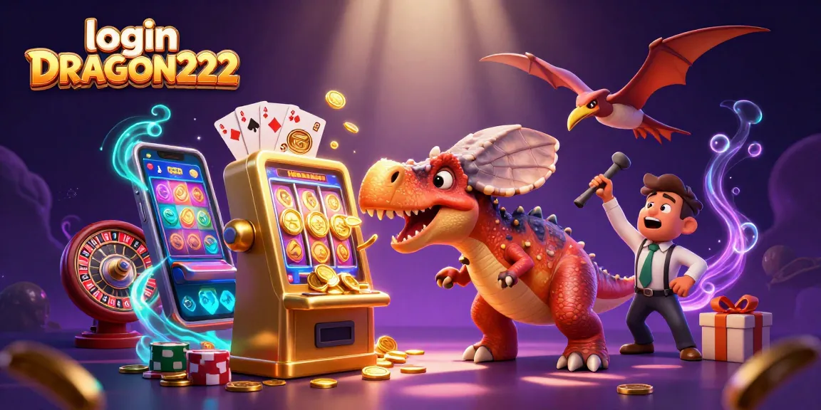 Experience the thrill as you login DRAGON222 for massive slots wins with colorful coins and characters!