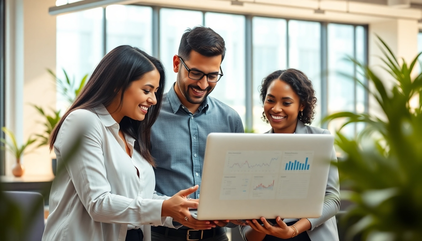 Enhance your outreach using a linkedin email enrichment tool with a professional team collaborating.