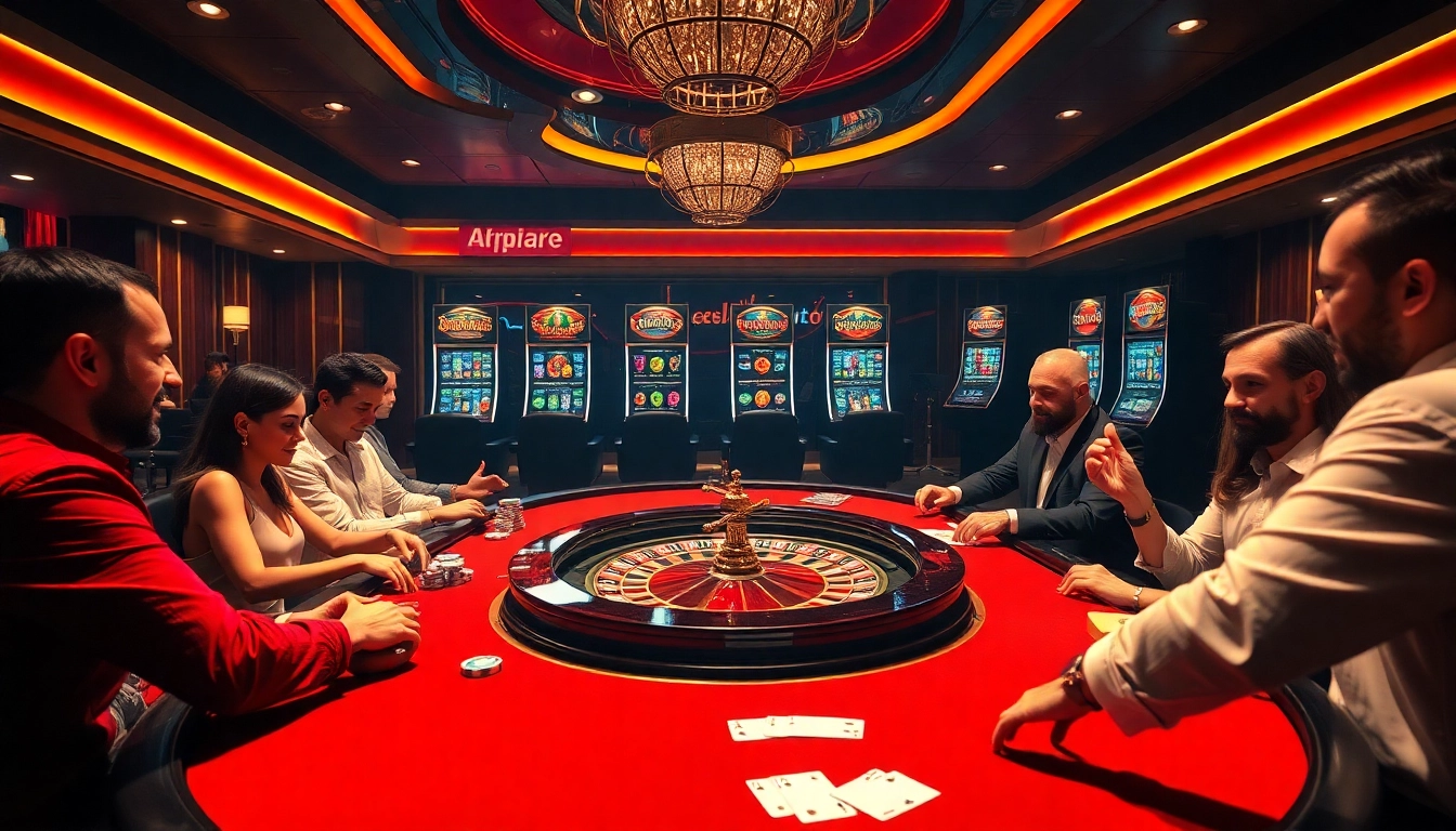 Vue imprenable d'un casino en ligne avec une table de jeu de roulette vibrante, soulignant casino en ligne france fiable.