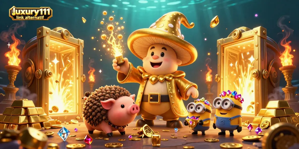 Experience winning magic with luxury111 link alternatif in this rich gold-filled scene.