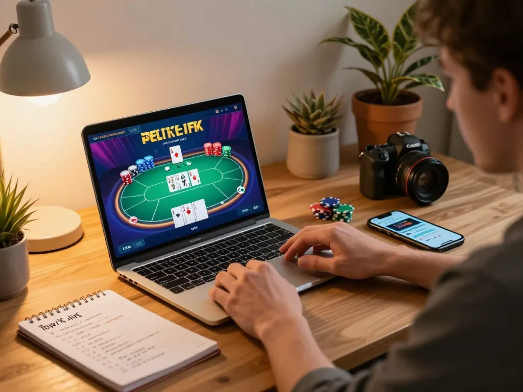 Engaging home poker play on open88 casino with vibrant online gameplay and strategic notes.