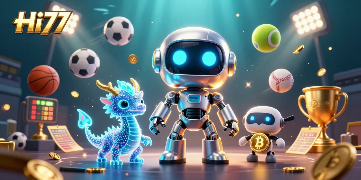 Hi77 immerses players in thrilling sports betting with dynamic characters and vibrant action.