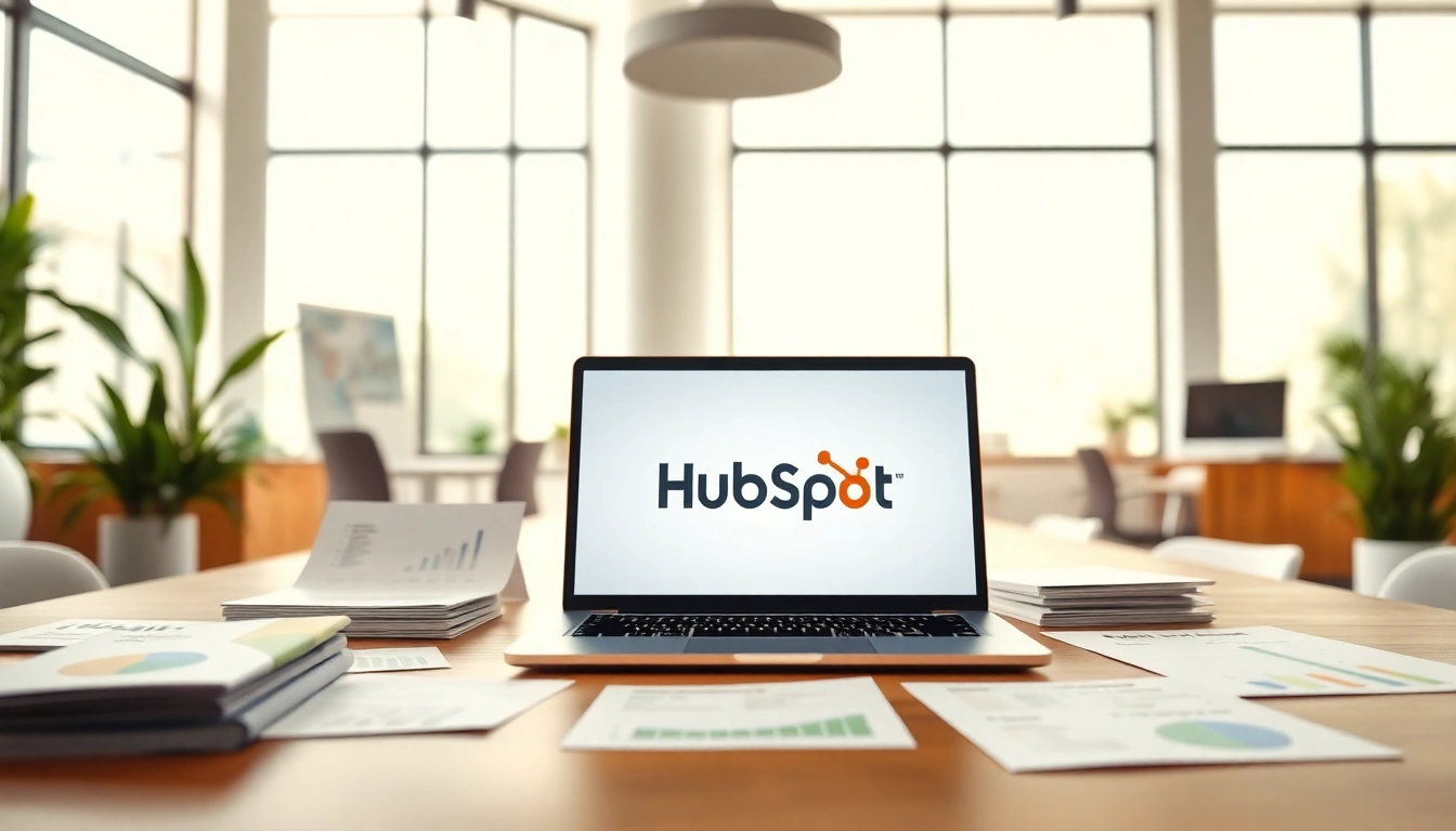 Maximize your marketing strategy with hubspot free tools in a vibrant office setup.