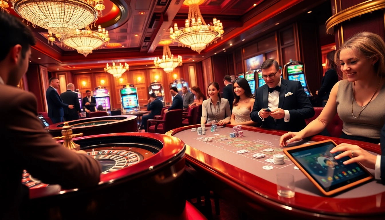 Découvrez l'excitation du casino en ligne France fiable avec des tables de jeu vibrantes et un décor élégant.