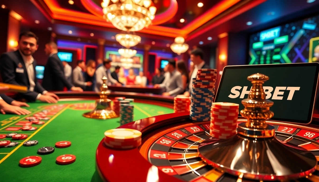 Experience the thrill of SHBET with vibrant roulette action and dynamic gameplay.