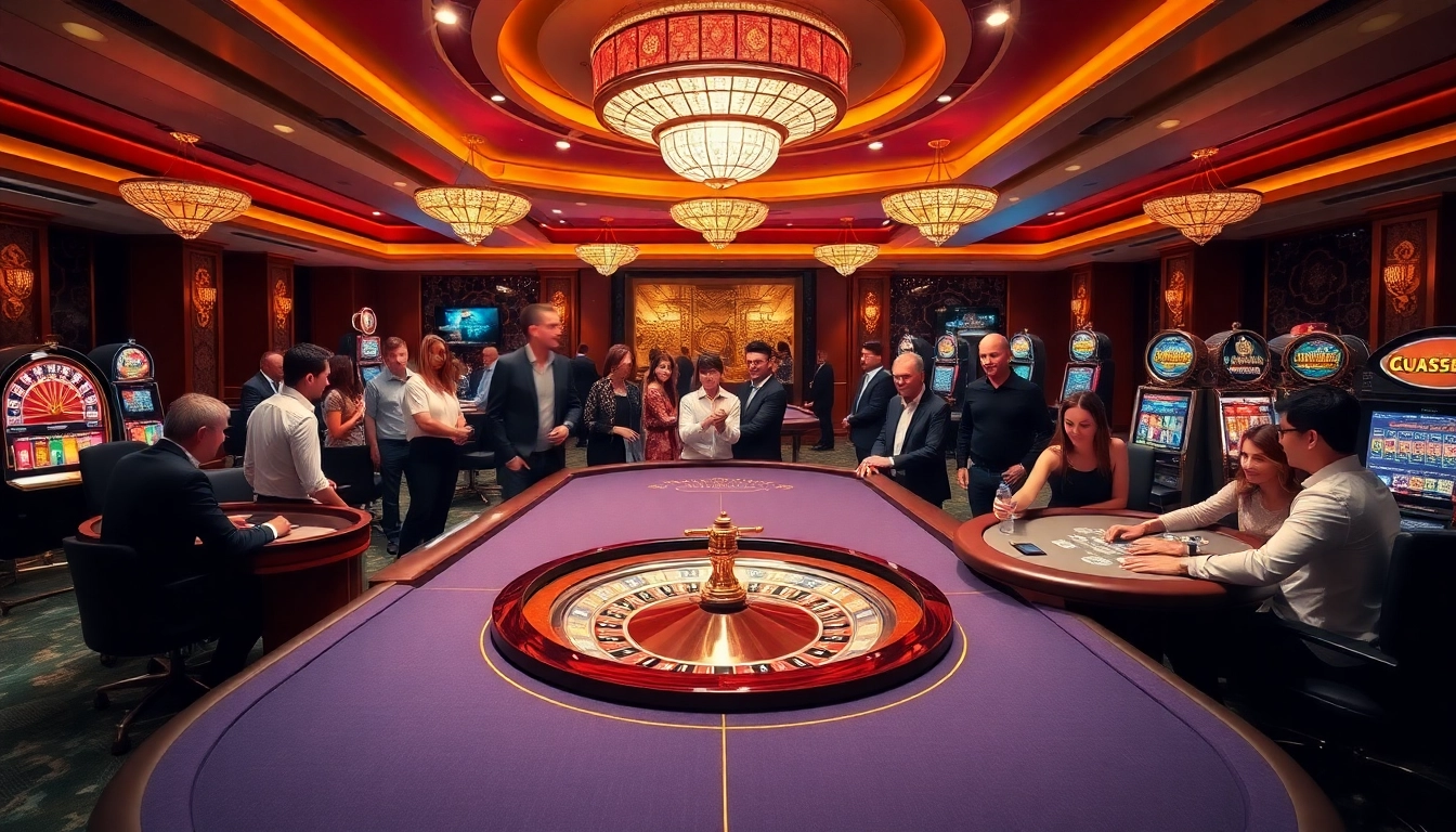 Joueurs enthousiastes profitant des jeux dans un casino en ligne France fiable.