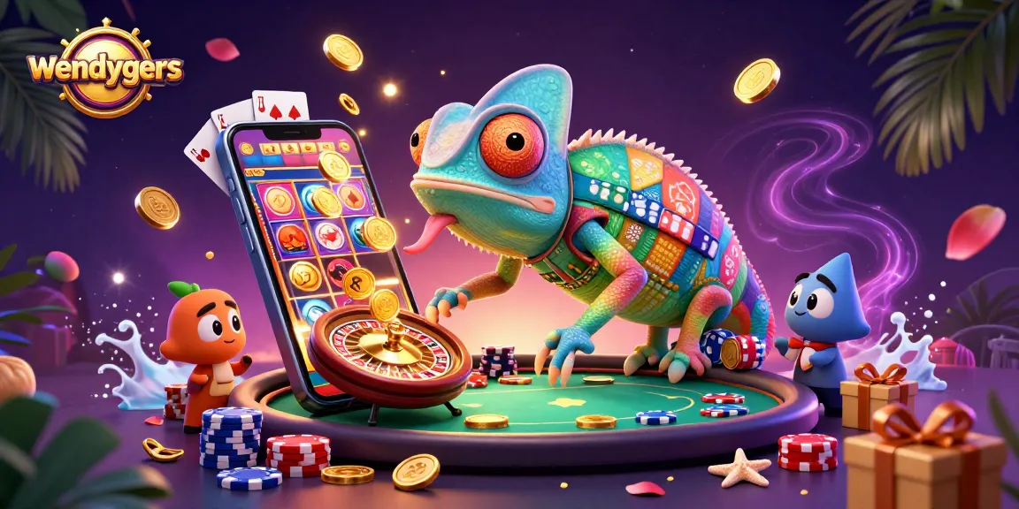 Wendygers menghadirkan pengalaman permainan slot yang memukau dengan koin emas dan elemen kasino.
