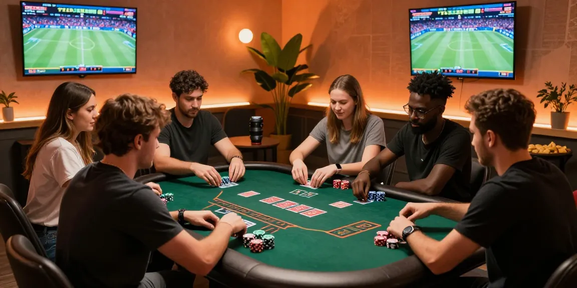 Engaging gaming lounge with diverse players enjoying online gaming experience, discovering 更多資訊 on exciting game strategies.