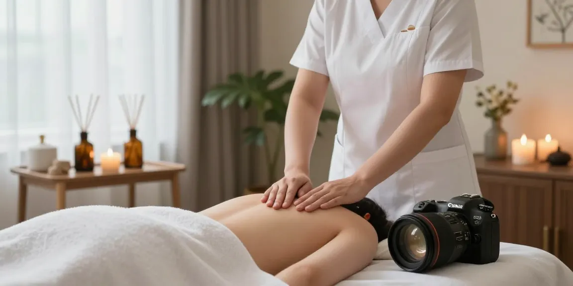 Relaxing Swedish massage experience with essential oils and calming ambiance.