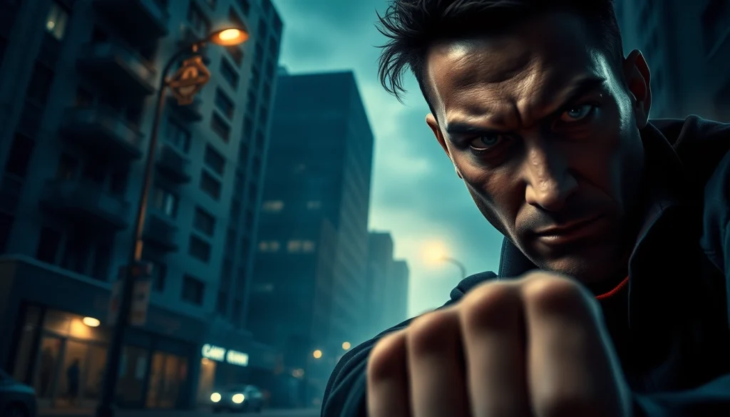 Experience action in a gripping scene better than Reacher with a dynamic protagonist poised for adventure.