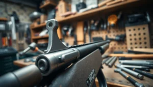 Detailing the wot trigger price with a close-up image of the trigger in a workshop setting.