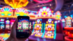 Permainan slot depo pulsa dengan tampilan mobile yang menarik dan penuh warna