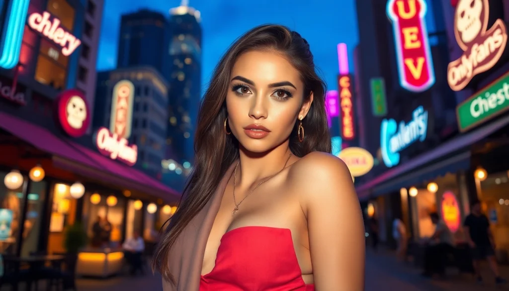 OnlyFans models in my area showcasing vibrant urban lifestyle and confidence.